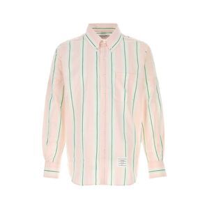 Thom Browne Men Embroidered Cotton Shirt